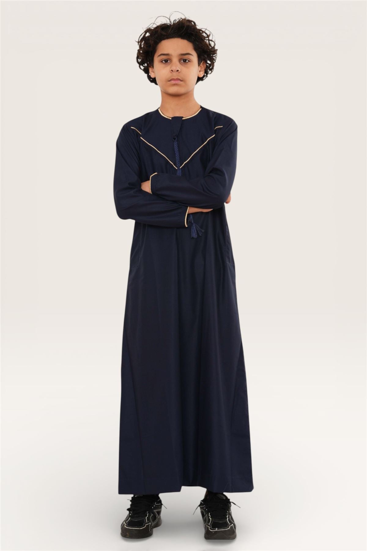 Kids Boys Ramadan Moroccan Jubba Robe Djellaba Eid Thobe - K-TT-006