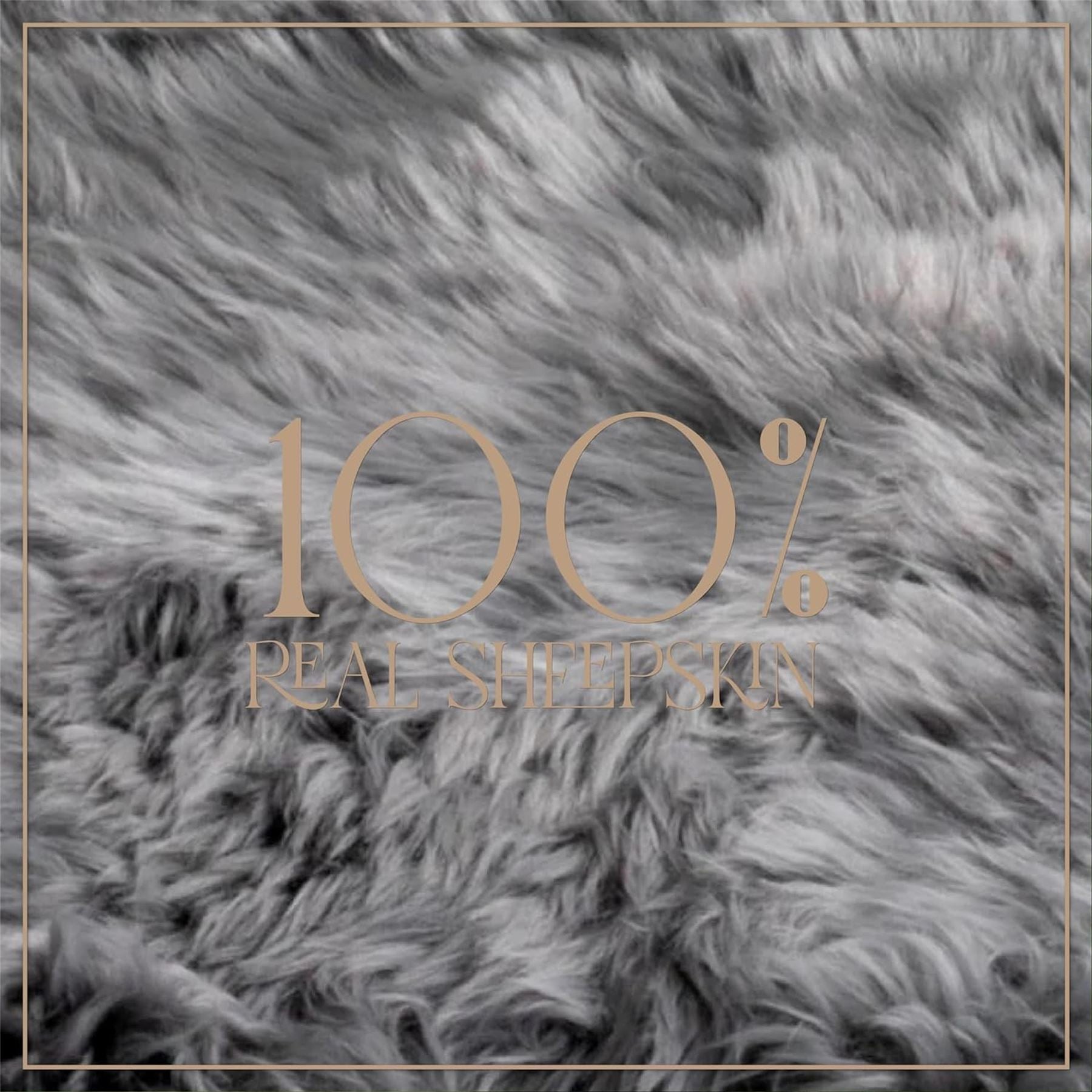 Genuine Sheepskin Natural Silky Soft Fluffy Real Wool Rug