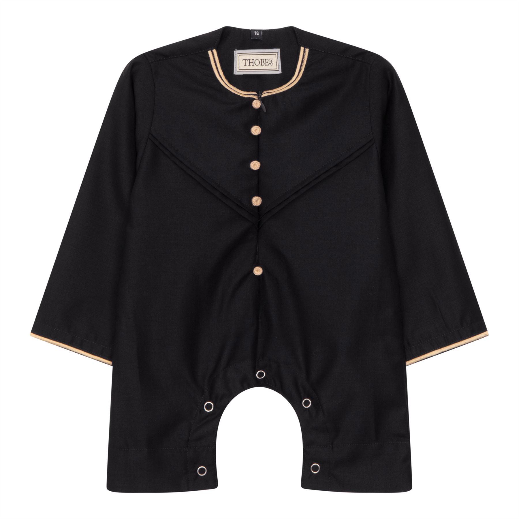 Baby Boys Omani Eid Thobe Saudi Emirati Jubba Robe Romper