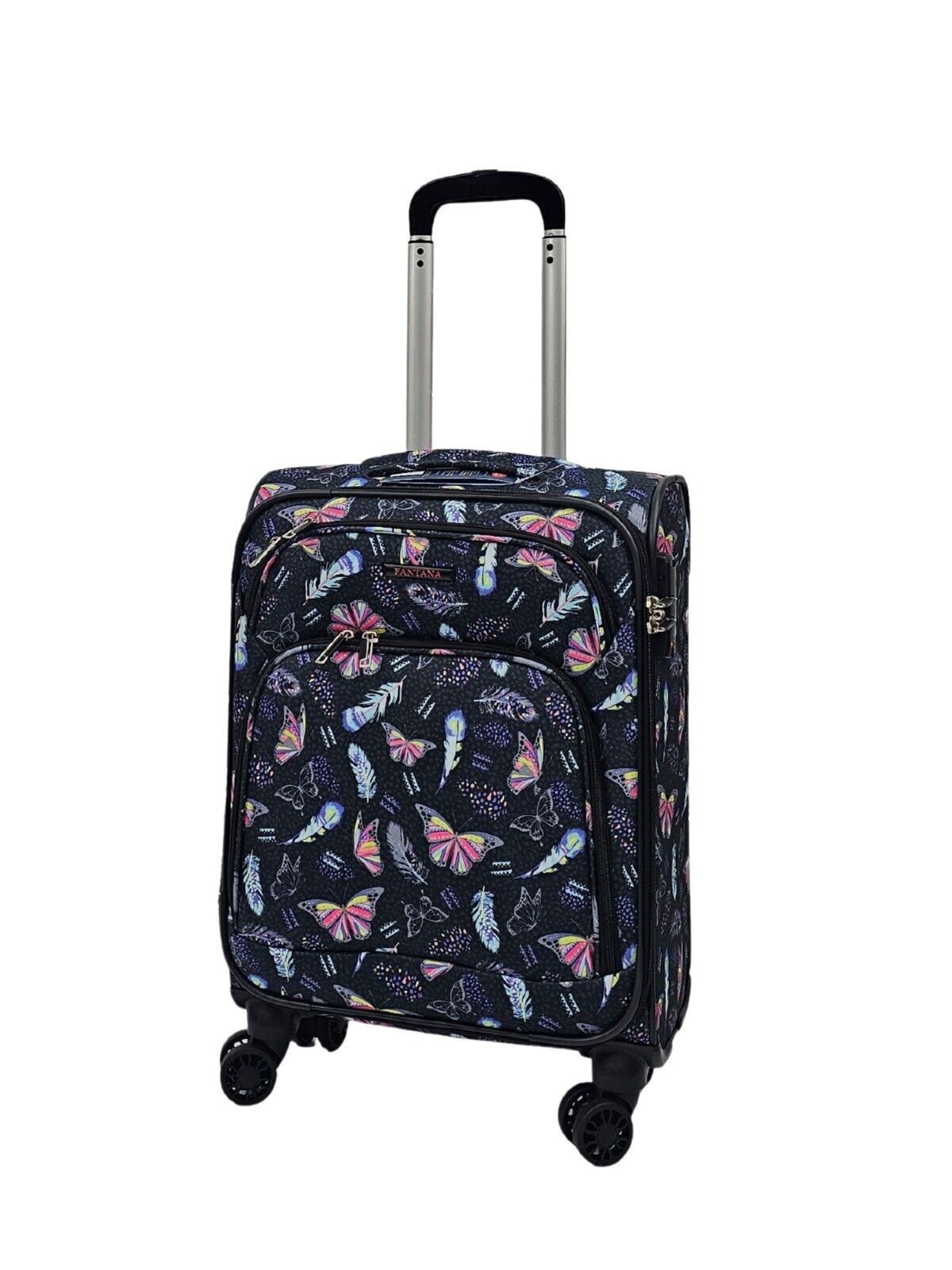 Lightweight Cabin 8 Wheel Luggage Travel Soft Bag