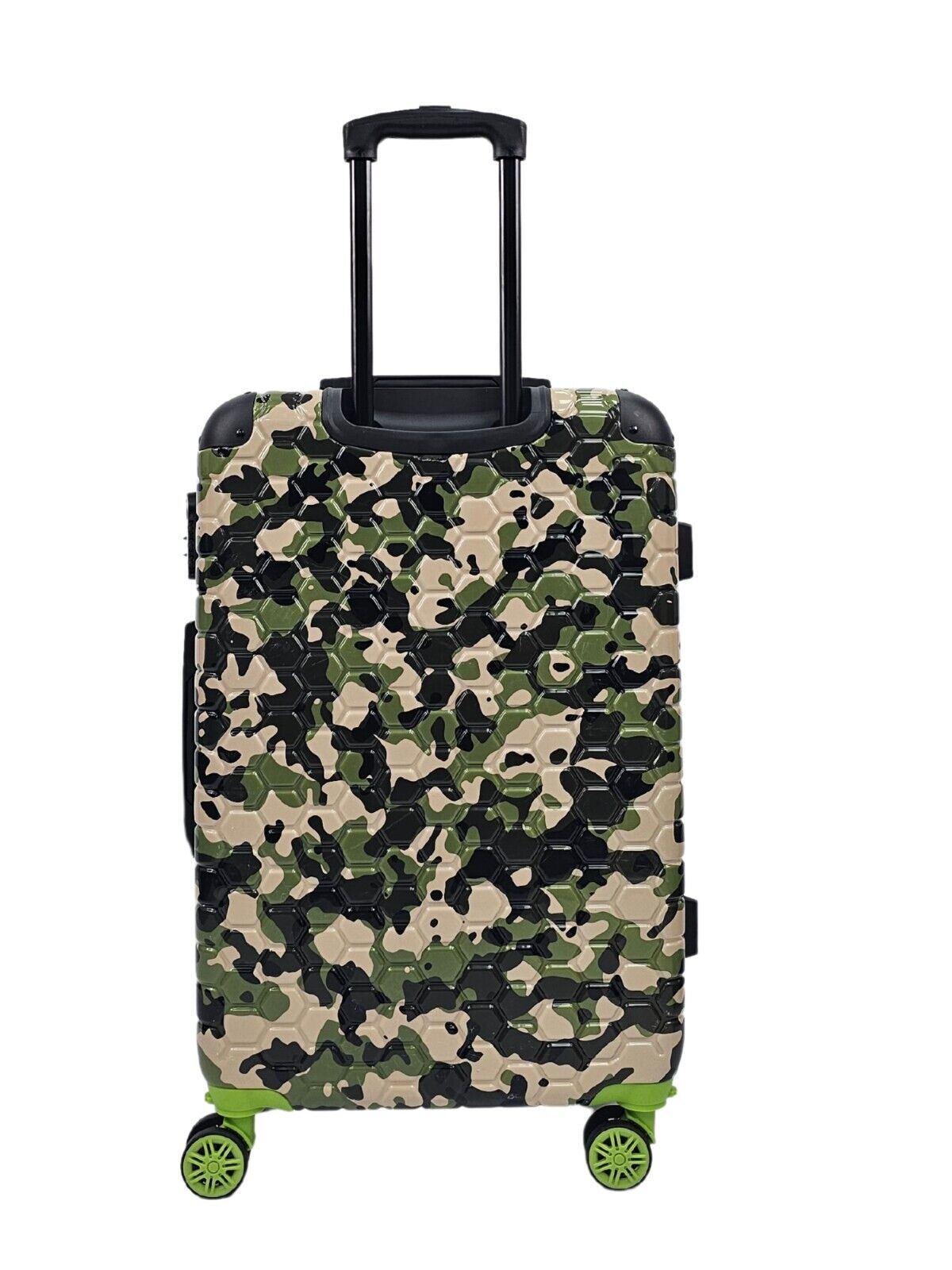 Hardshell Camo Robust ABS Suitcase Set