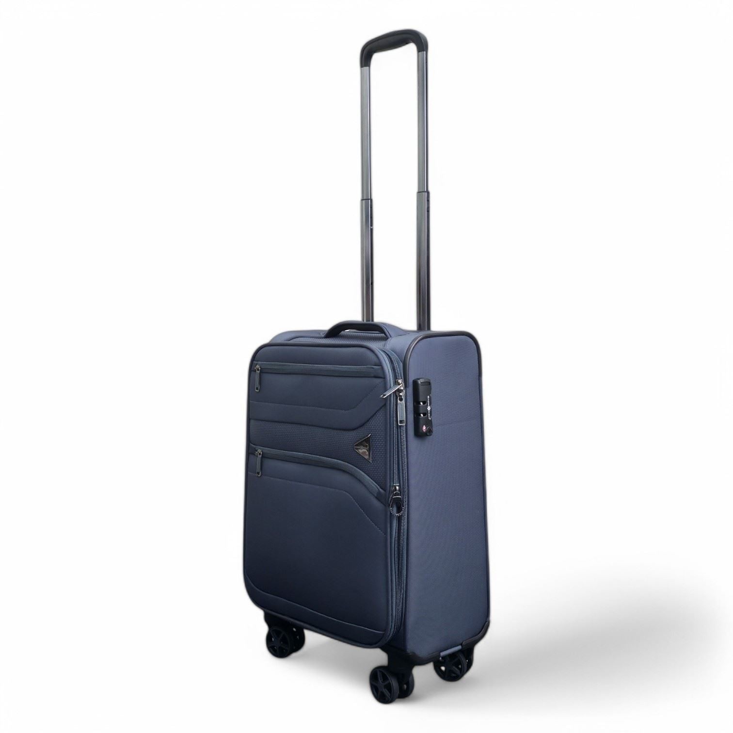 Corby Cabin Soft Shell Suitcase in Grey