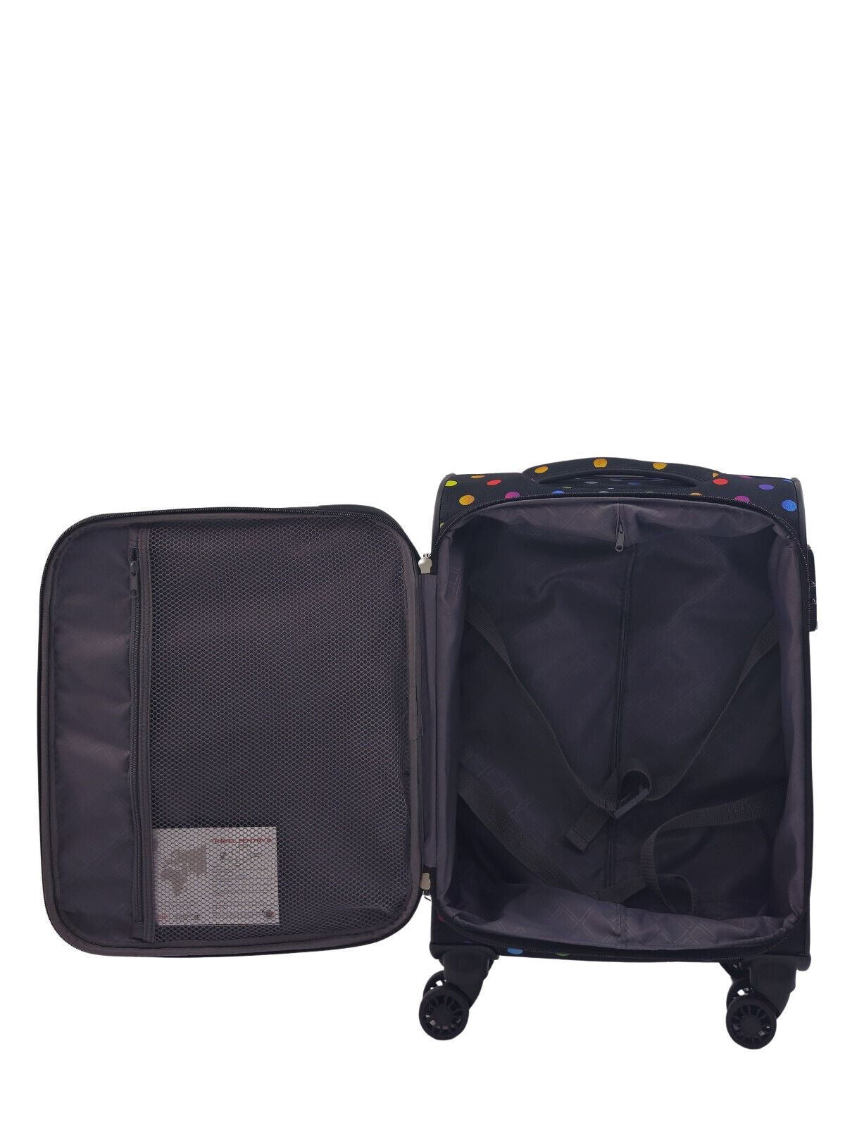 Lightweight Cabin 8 Wheel Luggage Travel Soft Bag