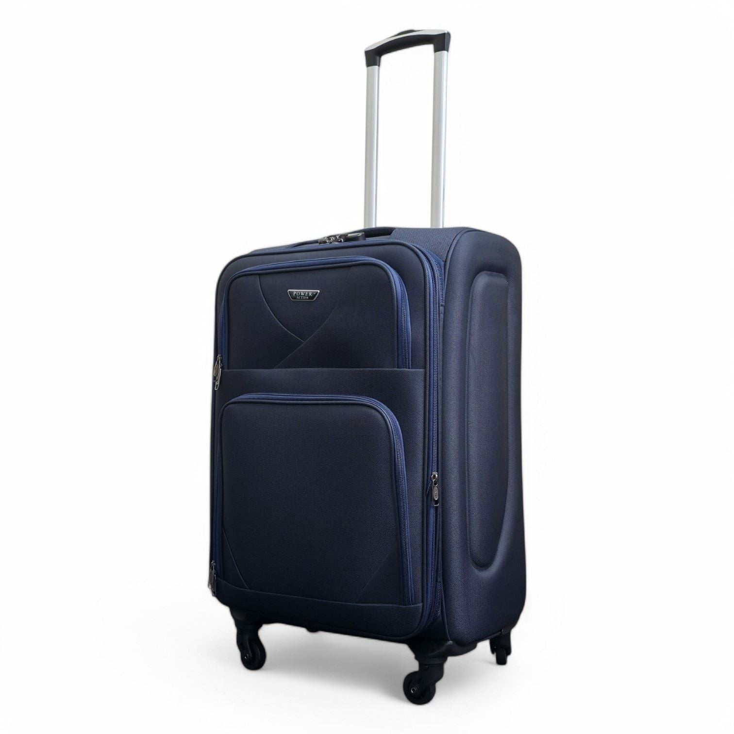 Nagoya Medium Soft Shell Suitcase in Navy