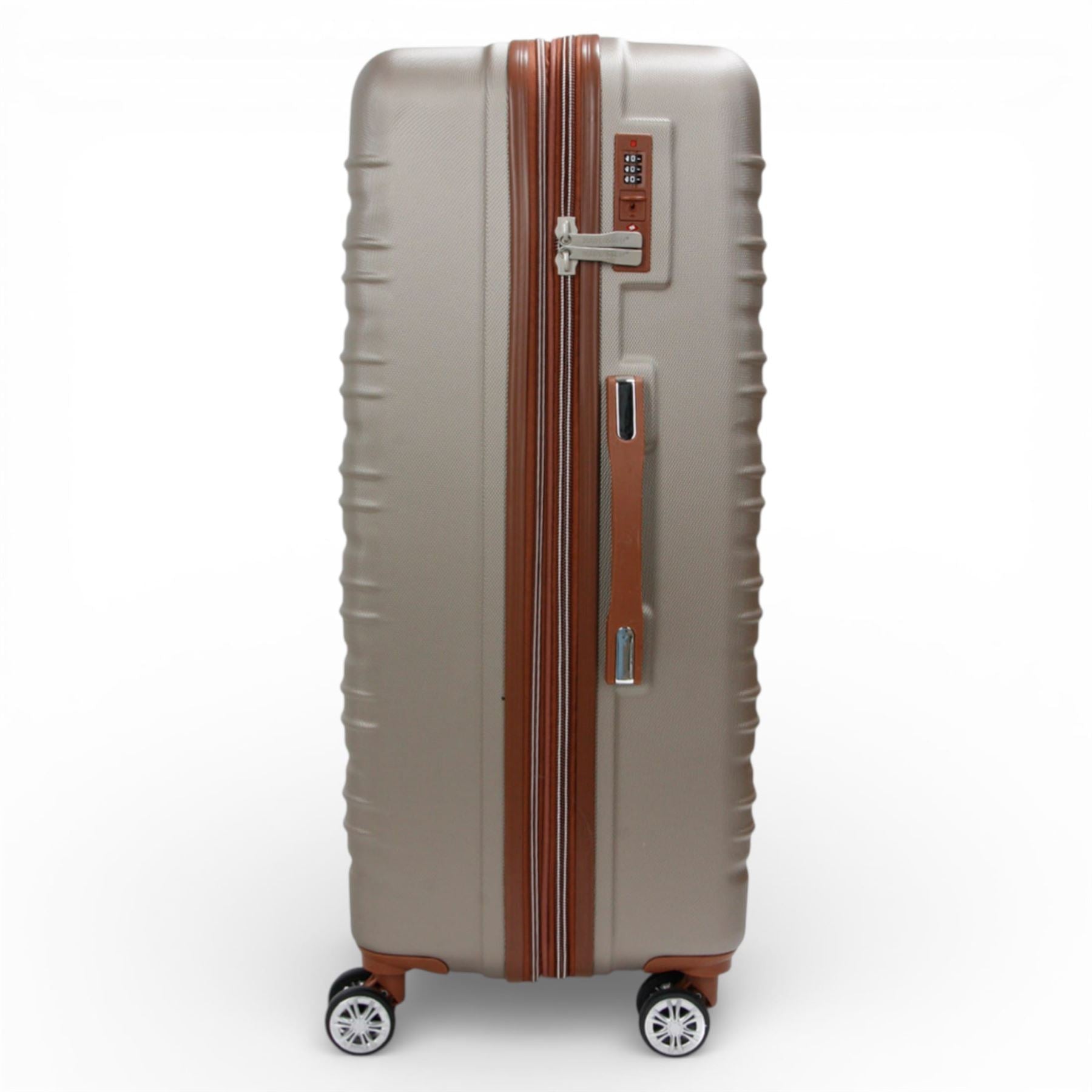 Armidale Set of 3 Hard Shell Suitcase in Champagne