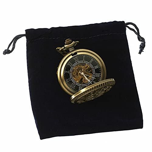 Automatic Pocket Watch Mechanical Peaky Blinders Vintage Double Hunter