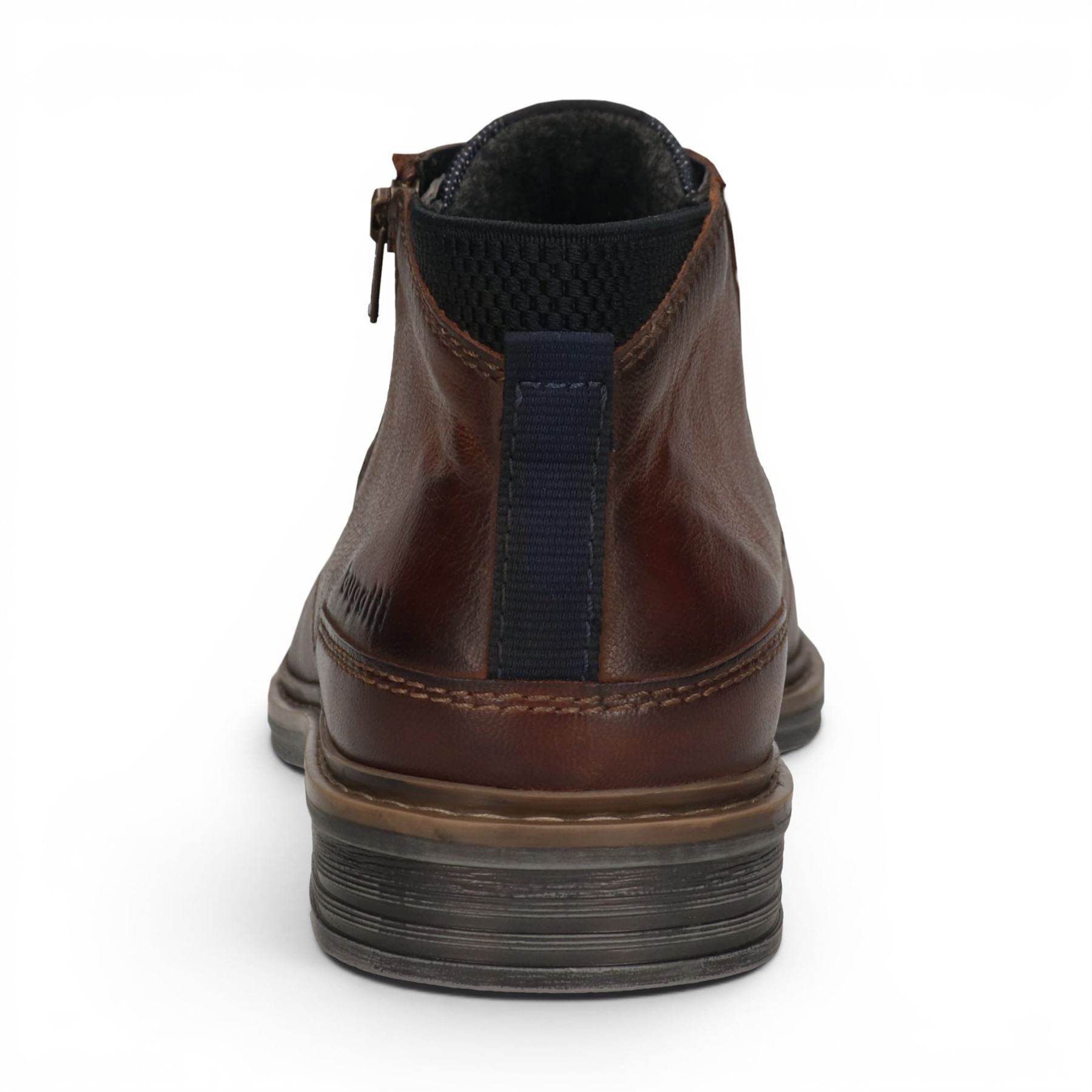 Bugatti Mens Brown Leather Lace-up Chukka Ankle Boots - Rigalo Evo C30