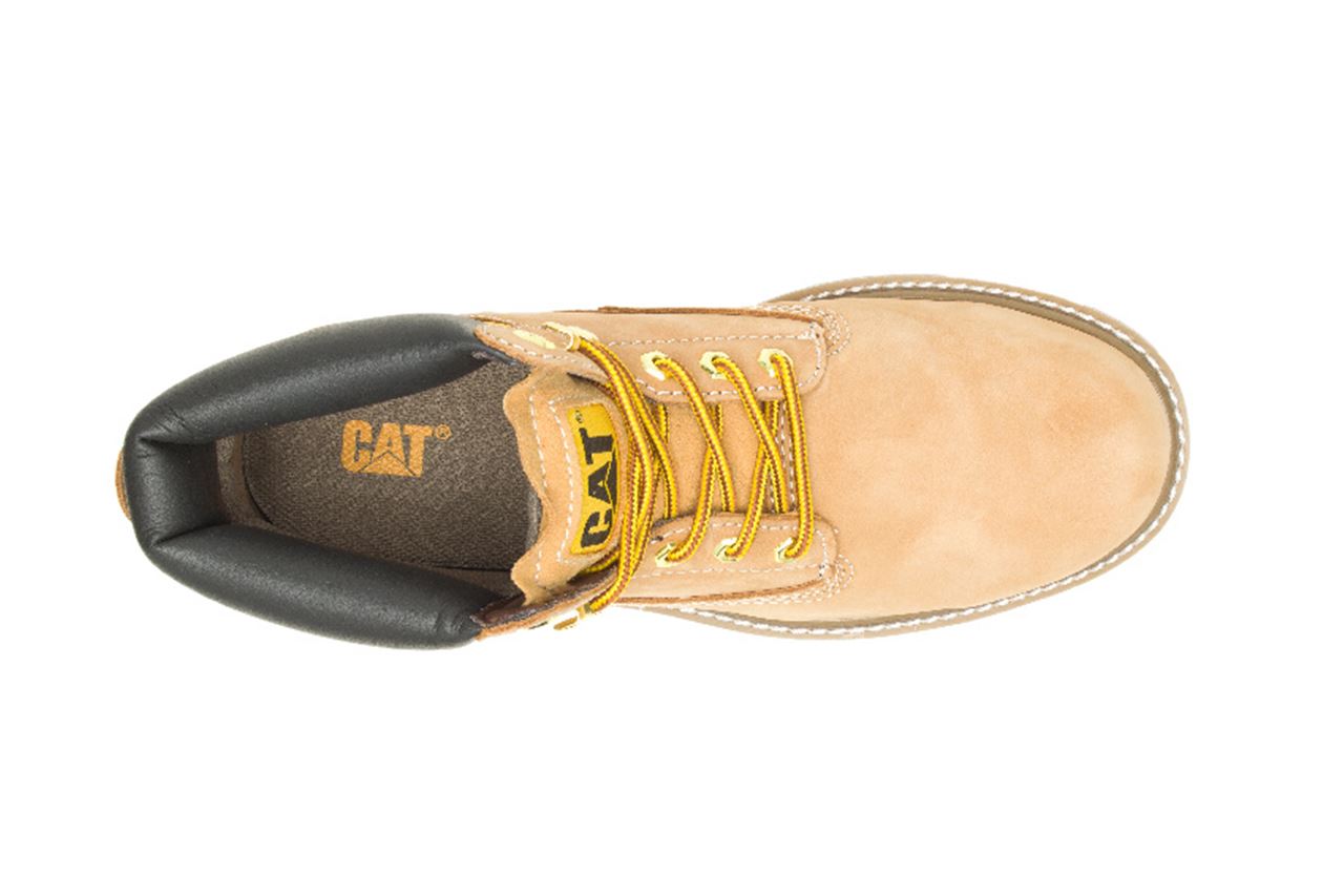 CAT (Caterpillar) Colorado 2.0 Honey Tan Leather Hiking Ankle Boots