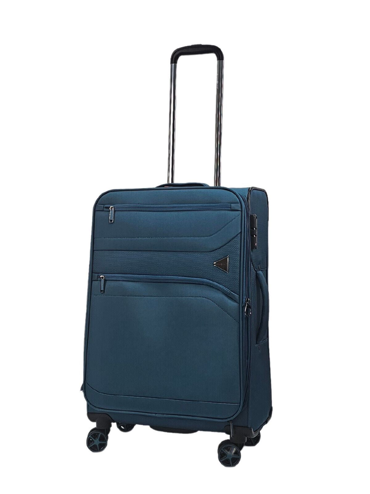Lightweight Soft Dual 4 Wheel Luggage Suitcases