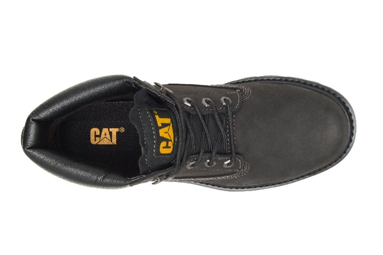 CAT (Caterpillar) Colorado 2.0 Black Leather Hiking Ankle Boots