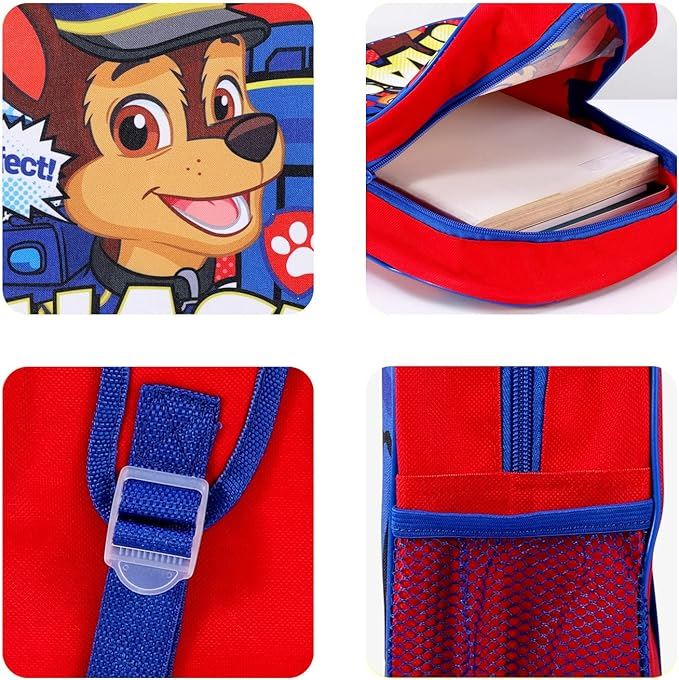 Paw Patrol Backpack Chase Adjustable Shoulder Strap Schoolbag