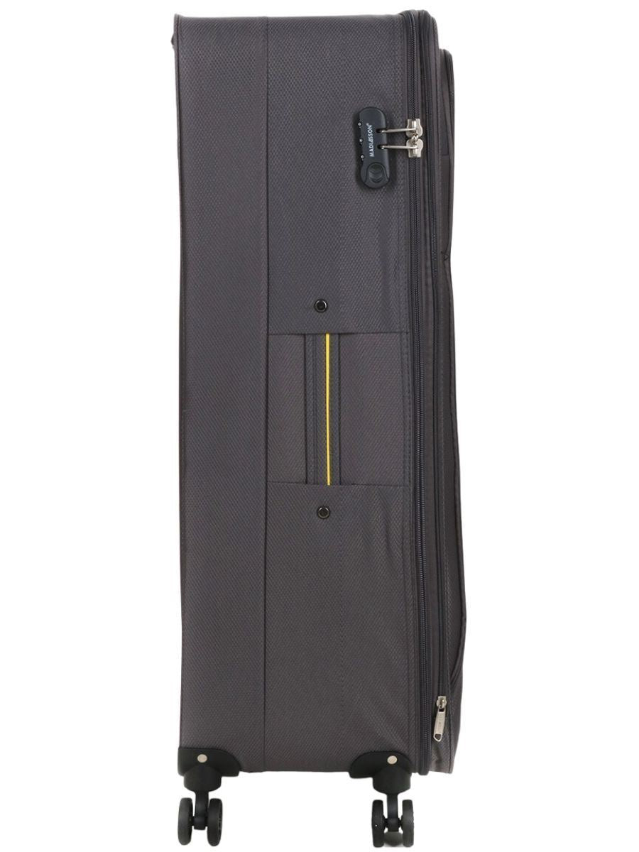 Calera Extra Large Soft Shell Suitcase in Grey