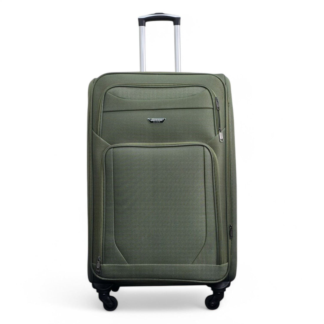 Nagoya Large Soft Shell Suitcase in Khaki