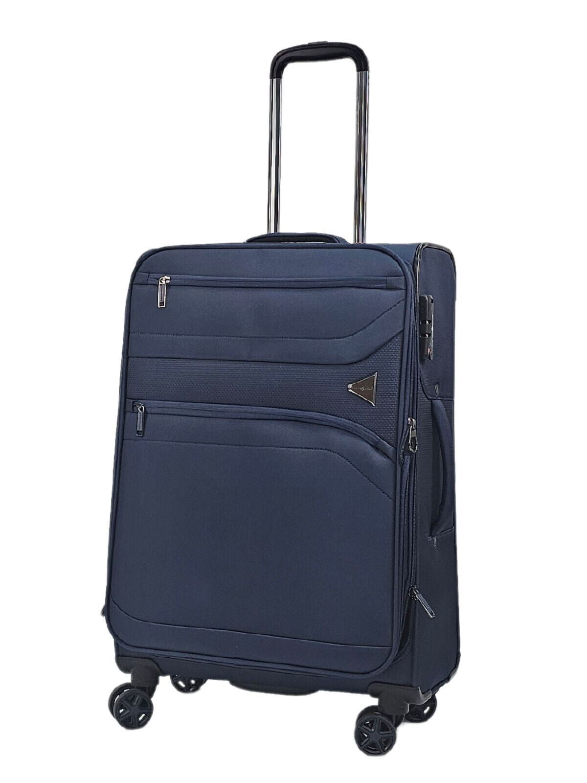 Lightweight Soft Dual 4 Wheel Luggage Suitcases