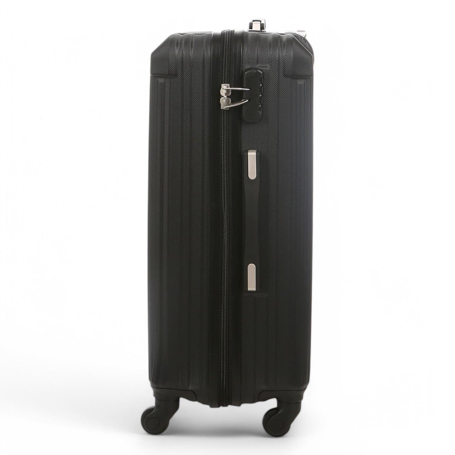 Corowa Medium Hard Shell Suitcase in Black