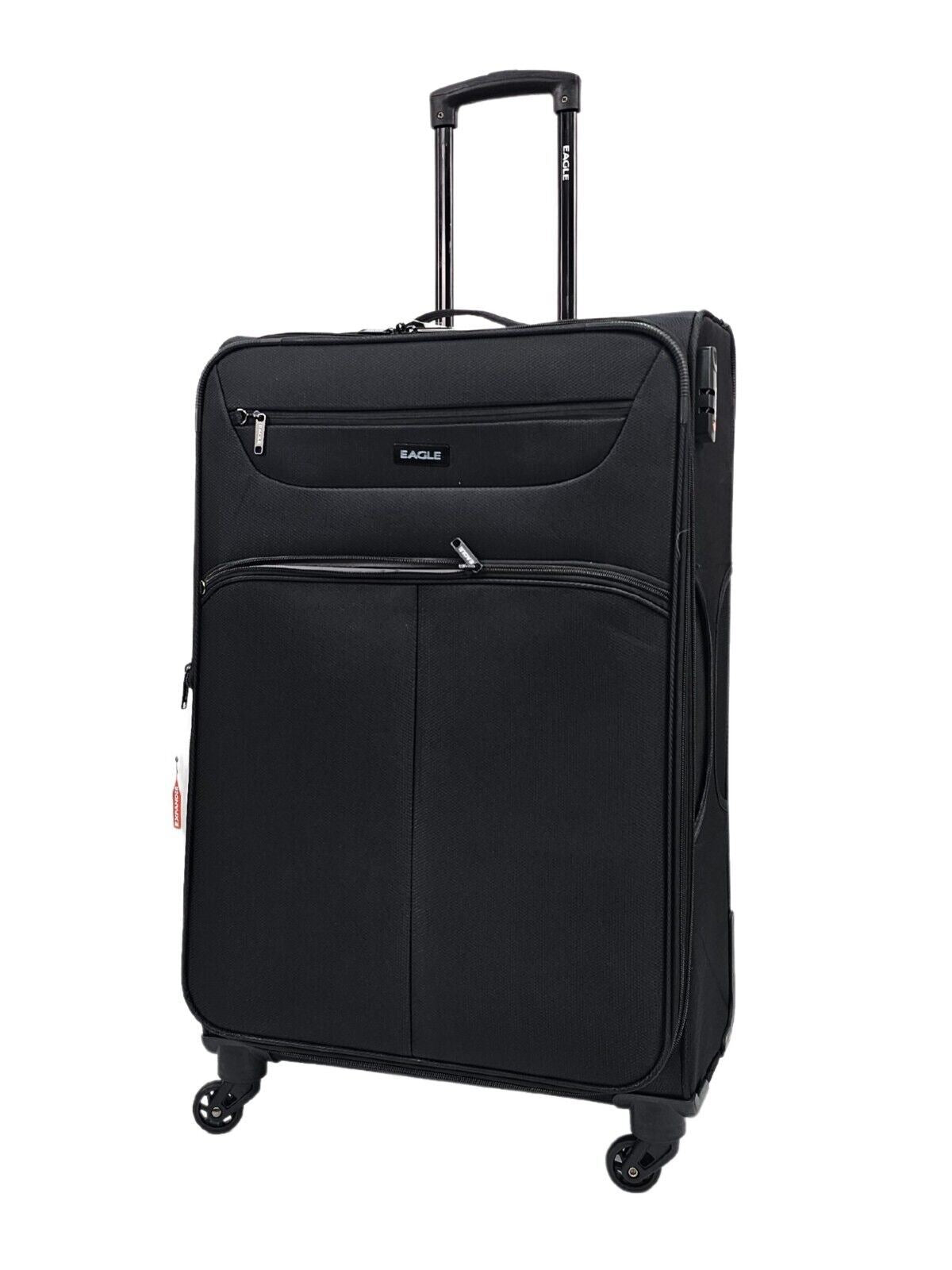 Baileyton Large Soft Shell Suitcase in Black