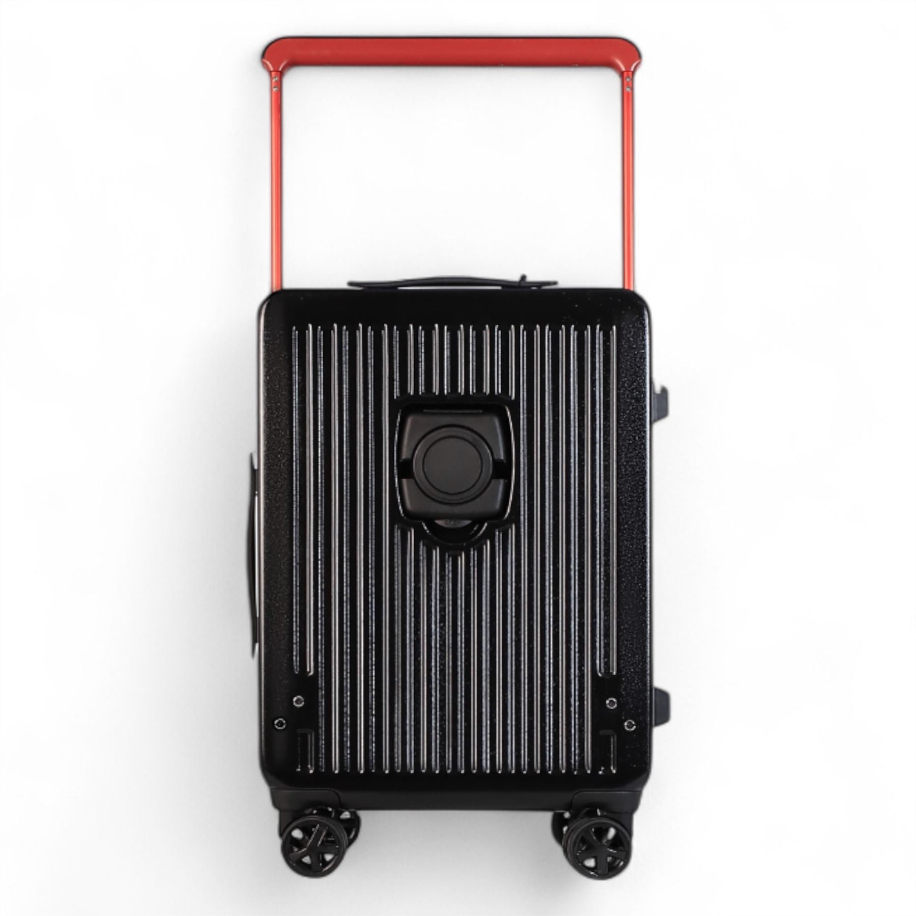 Hard Shell Black Rimowa Inspired TSA Cabin Luggage Suitcase Durable Spinner Carry-On