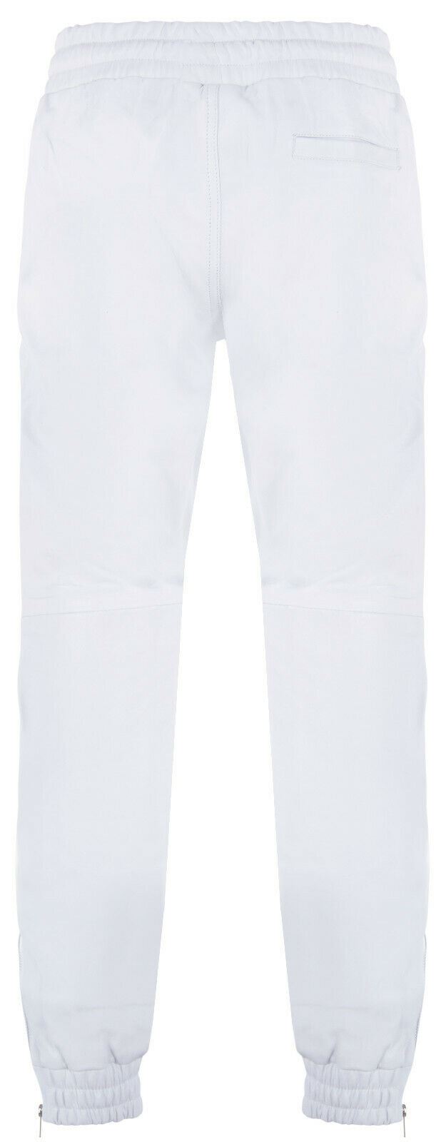 Mens Comfort Leather Jogging Bottoms-Halifax