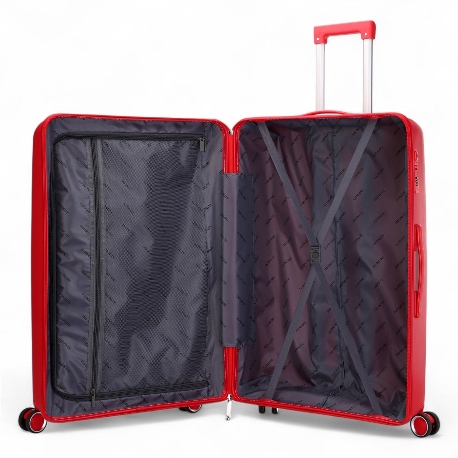 Burnaby Medium Hard Shell Suitcase in Red