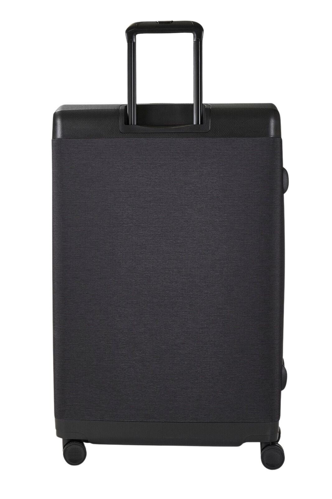 Anniston Large Soft Shell Suitcase in Black