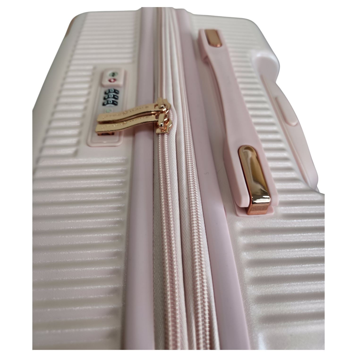 Cowra Large Hard Shell Suitcase in Rose Gold