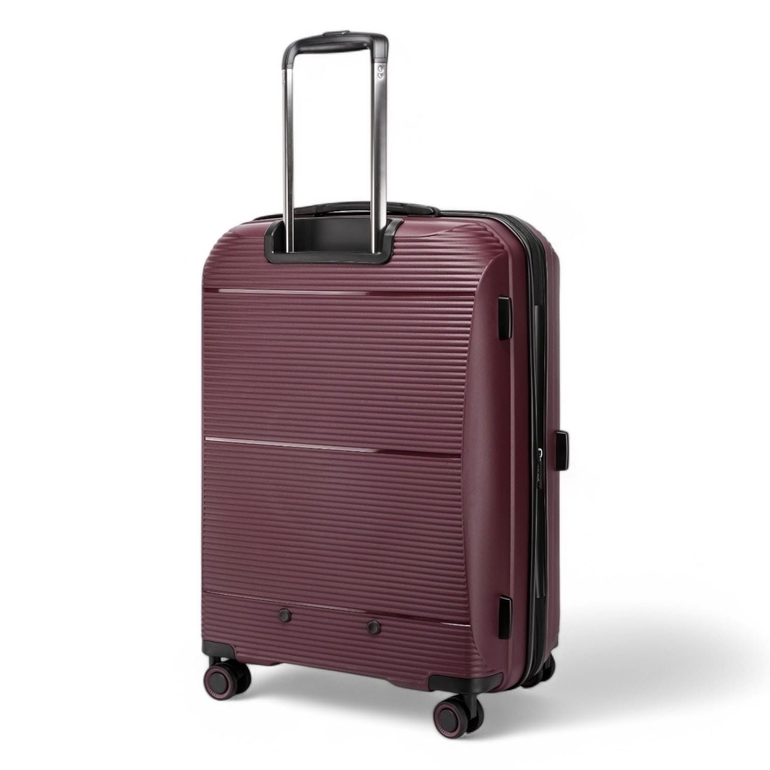 Abiko Large Hard Shell Suitcase in Burgundy