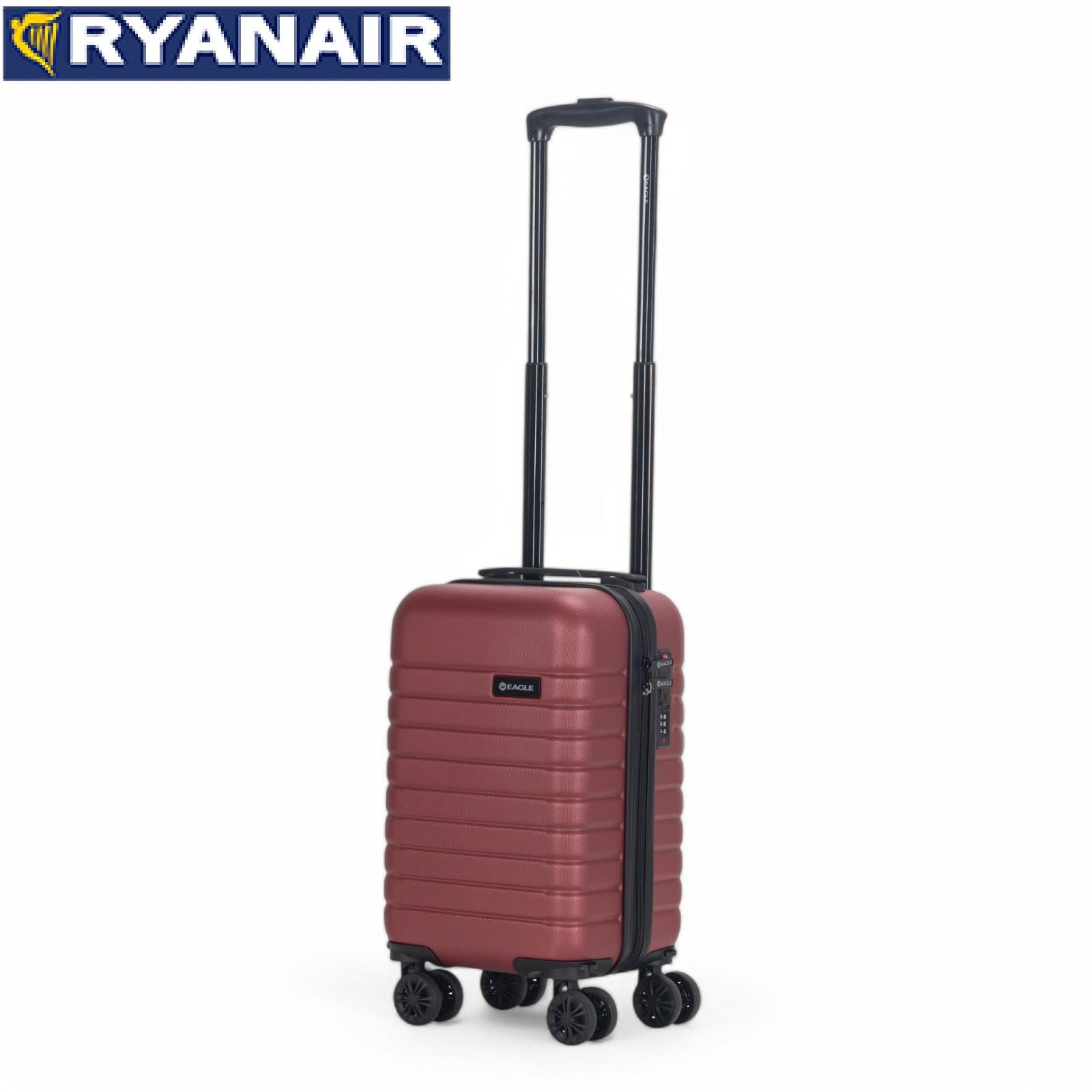 Koga Underseat Hard Shell Suitcase in Burgundy