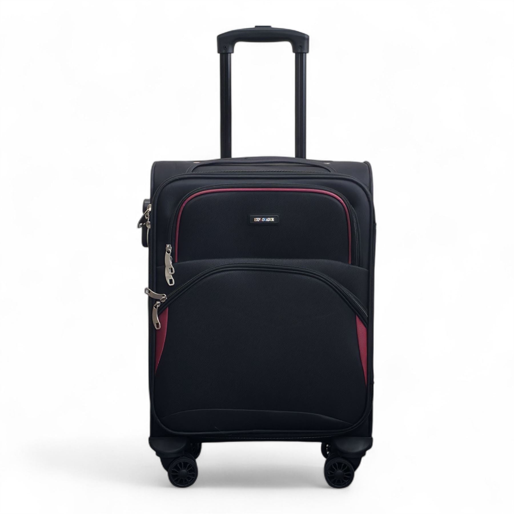 Gosford Cabin Soft Shell Suitcase in Black