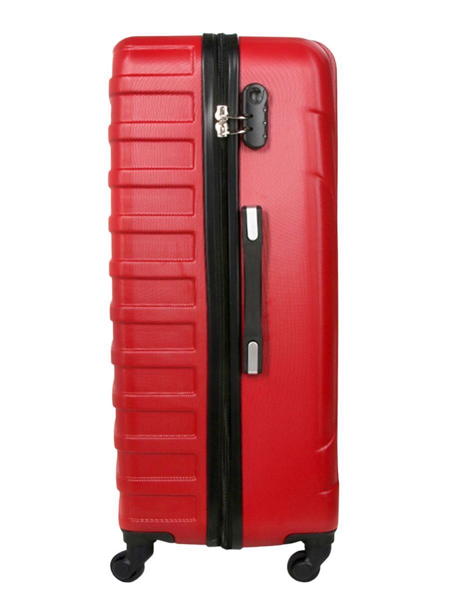 Crossville Large Hard Shell Suitcase in Red