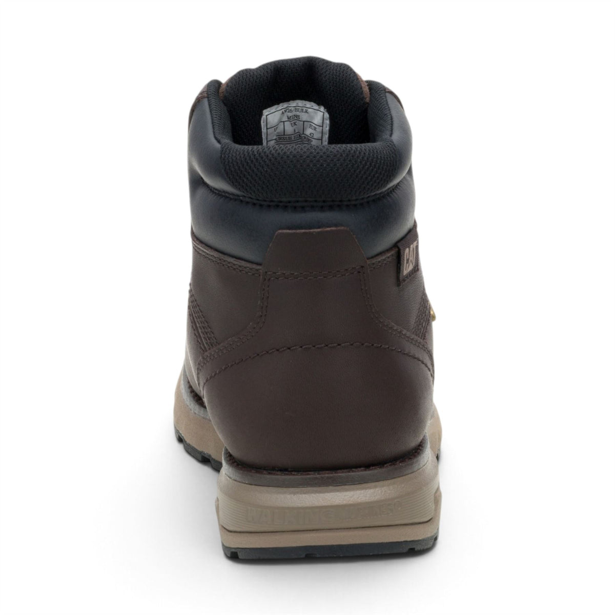 Caterpillar (CAT) Mens Dark Brown Leather Waterproof Lace Up Boots - Pursue Hiker