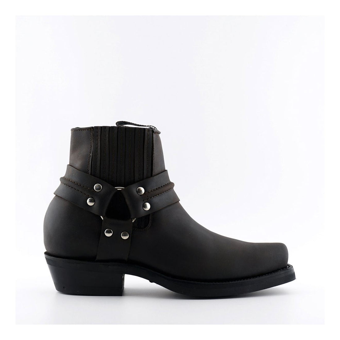 Grinders Unisex Brown Western Leather Boots-Renegade Lo