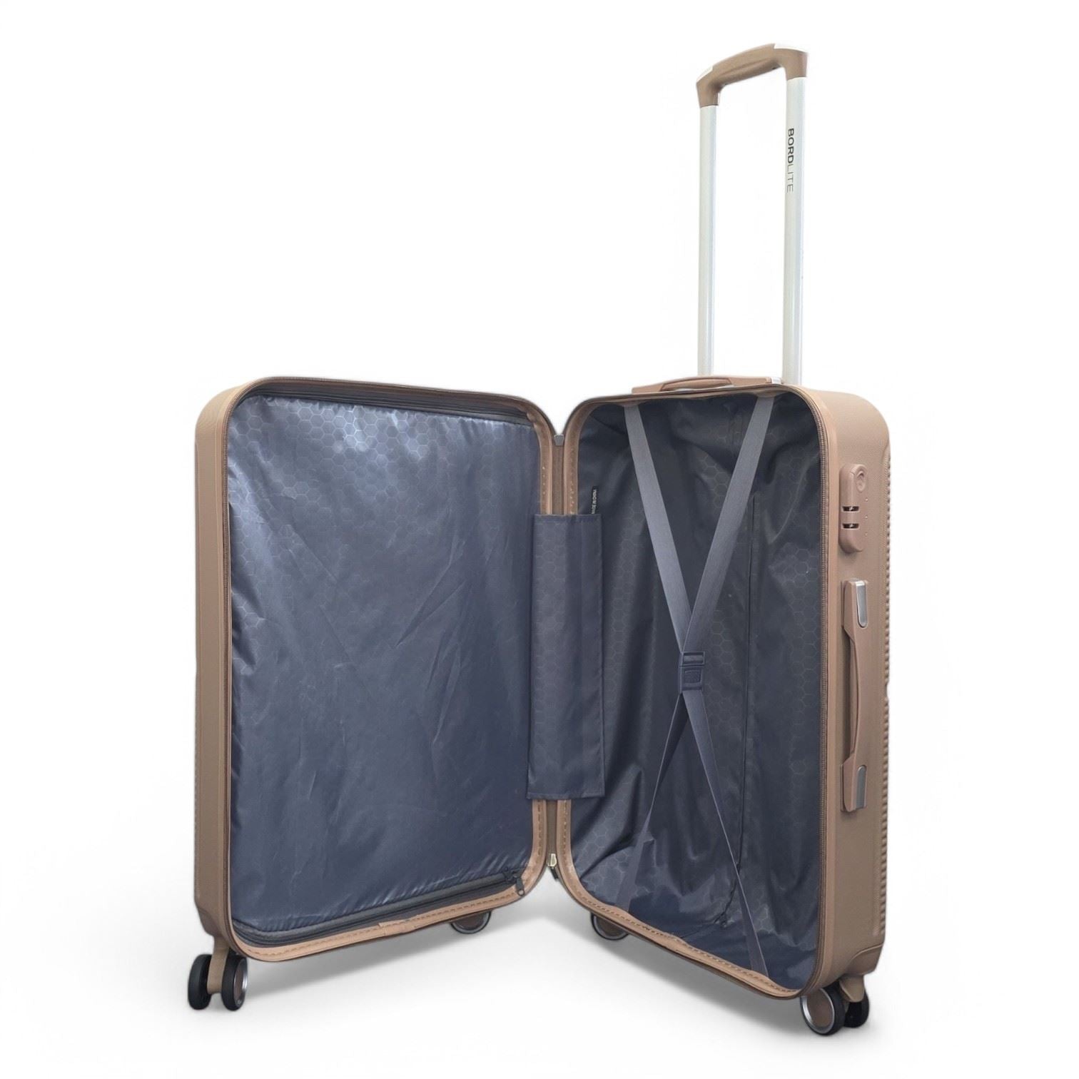 Seto Large Hard Shell Suitcase in Gold