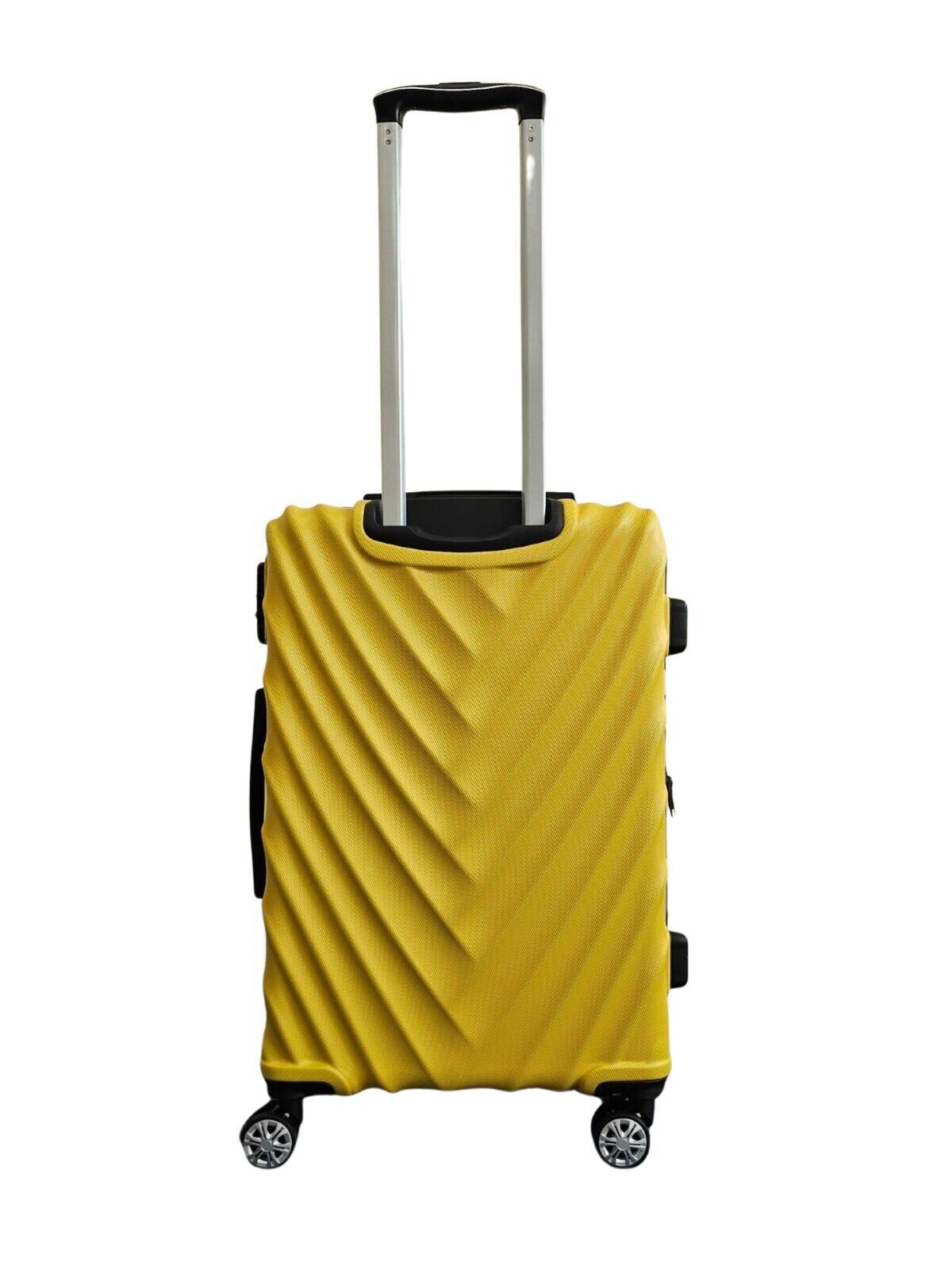 Chatom Large Hard Shell Suitcase in Yellow