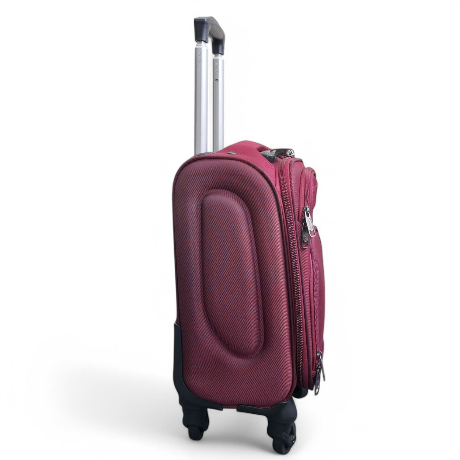 Nagoya Unserseat Soft Shell Suitcase in Wine