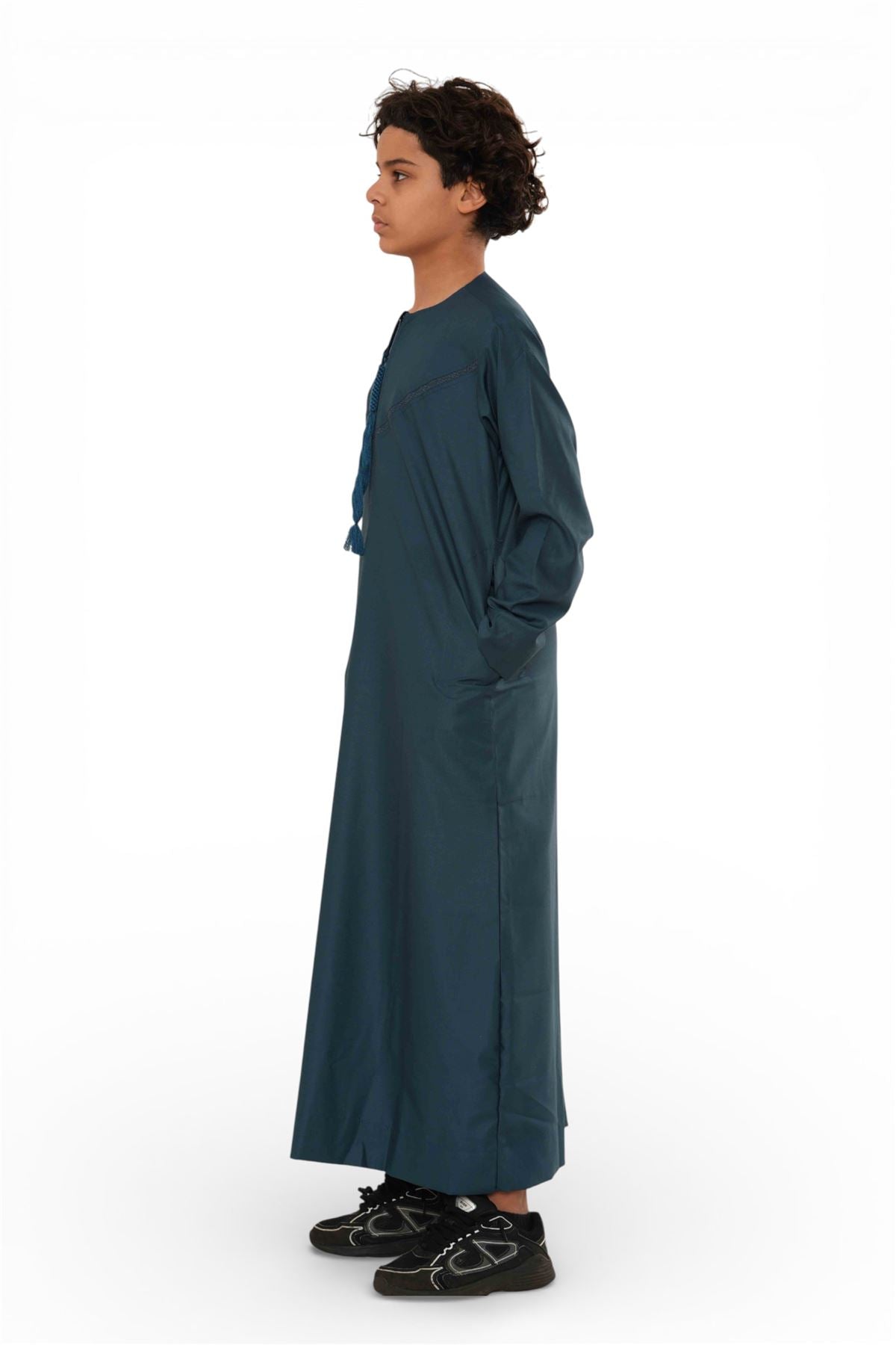 Kids Boys Ramadan Eid Moroccan Jubba Robe Djellaba Thobe - K-TT008