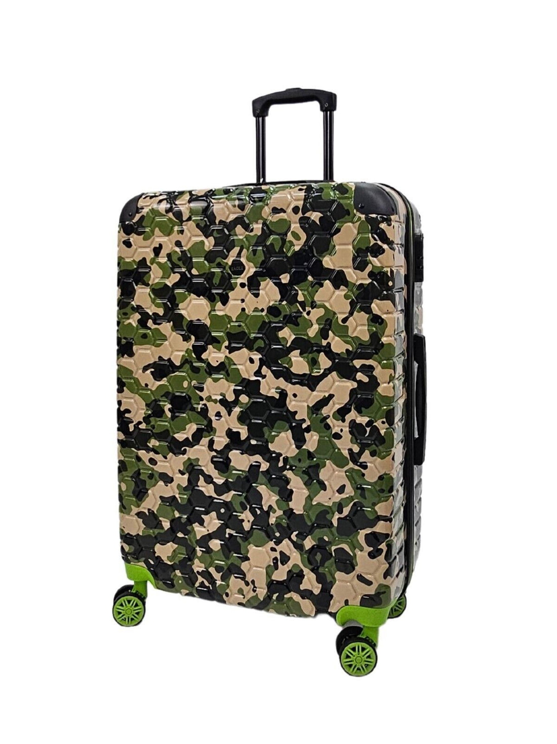 Hardshell Cabin Green Suitcase Set Robust 8 Wheel ABS Luggage Travel Bag - Upperclass Fashions 