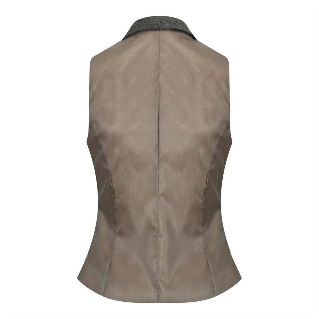 Womens 1920s Olive Green Wool Classic Retro Vintage Waistcoat