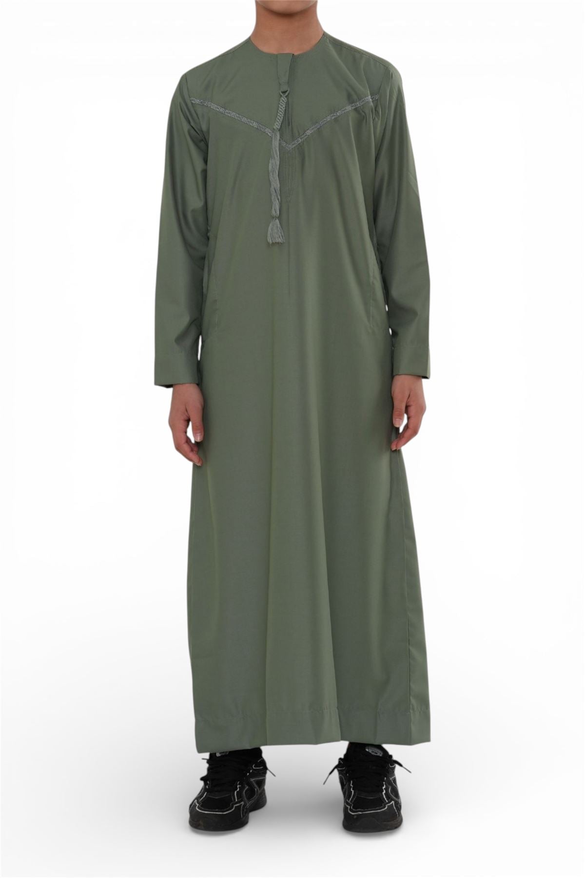 Kids Boys Ramadan Eid Moroccan Jubba Robe Djellaba Thobe - K-TT008