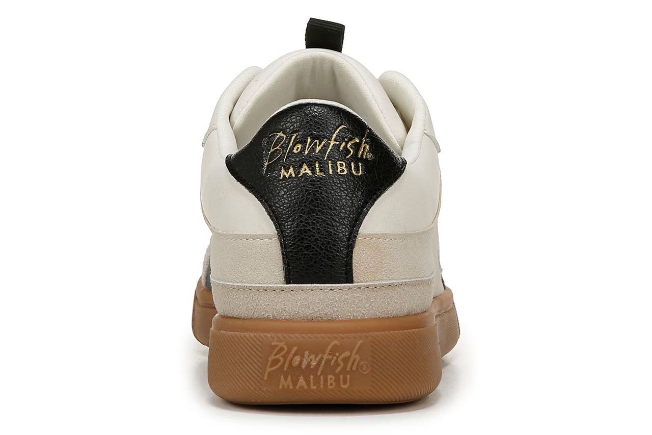Blowfish Malibu Womens White Lace-Up Sneakers - Tastic