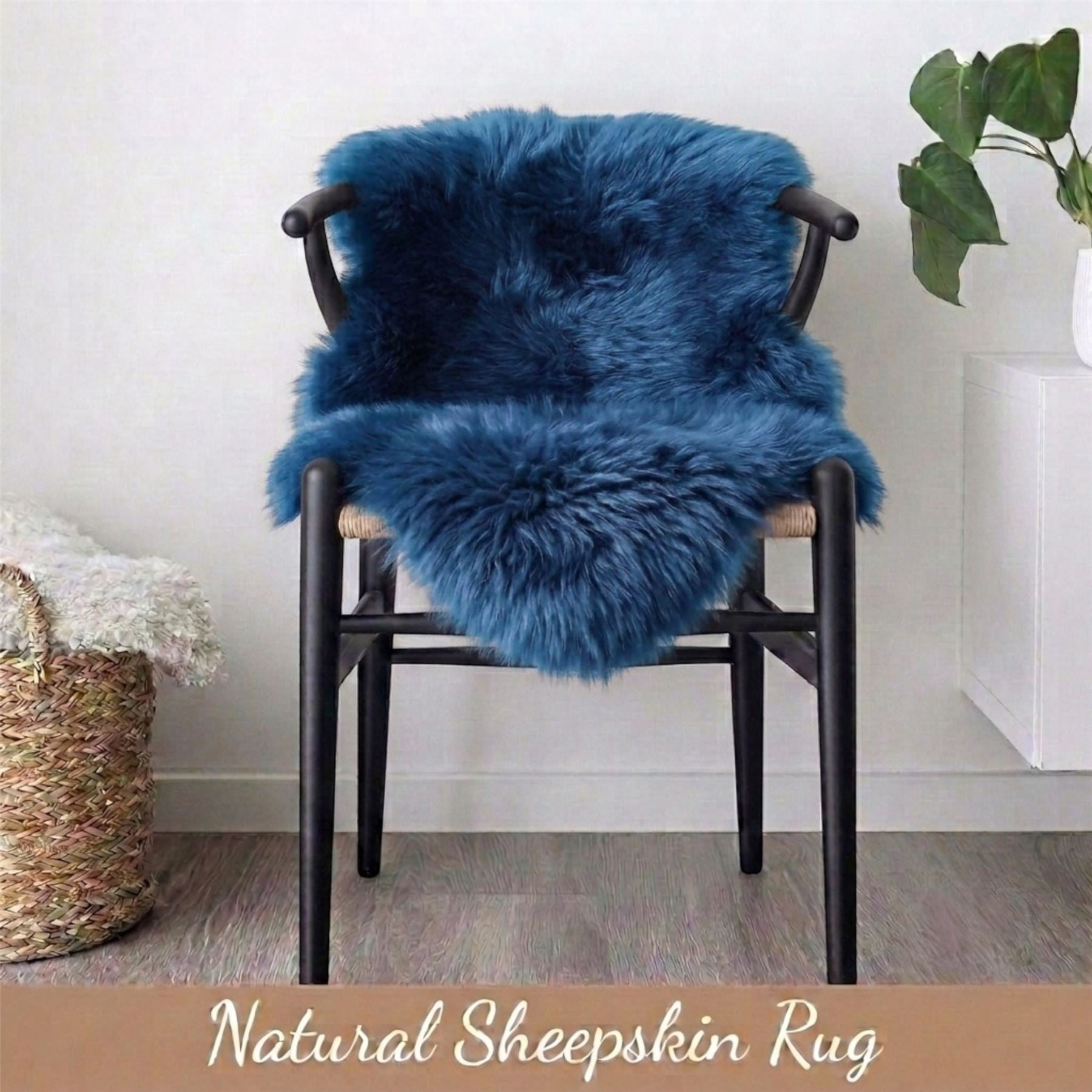Genuine Sheepskin Natural Silky Soft Fluffy Real Wool Rug