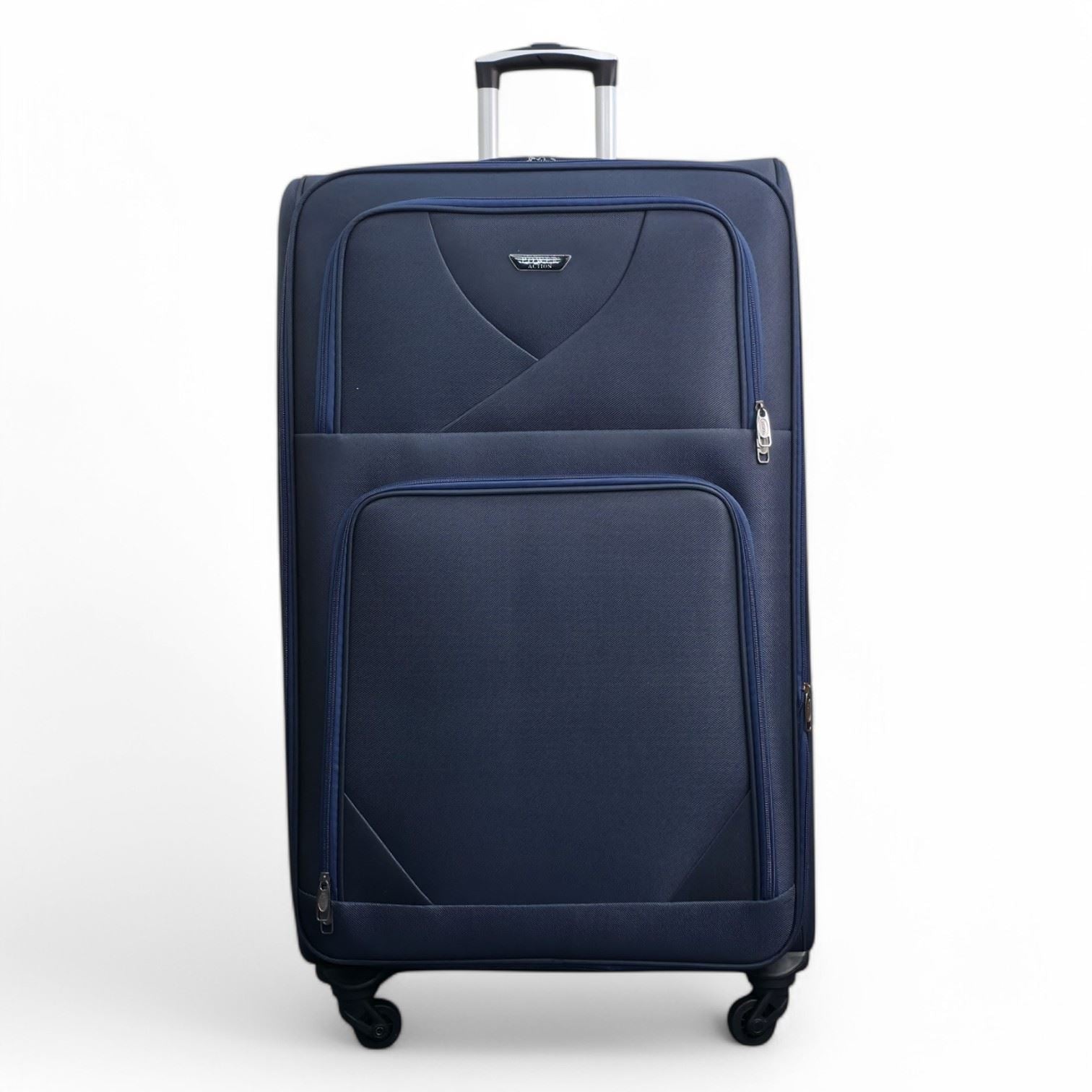 Nagoya X-Large Soft Shell Suitcase in Navy
