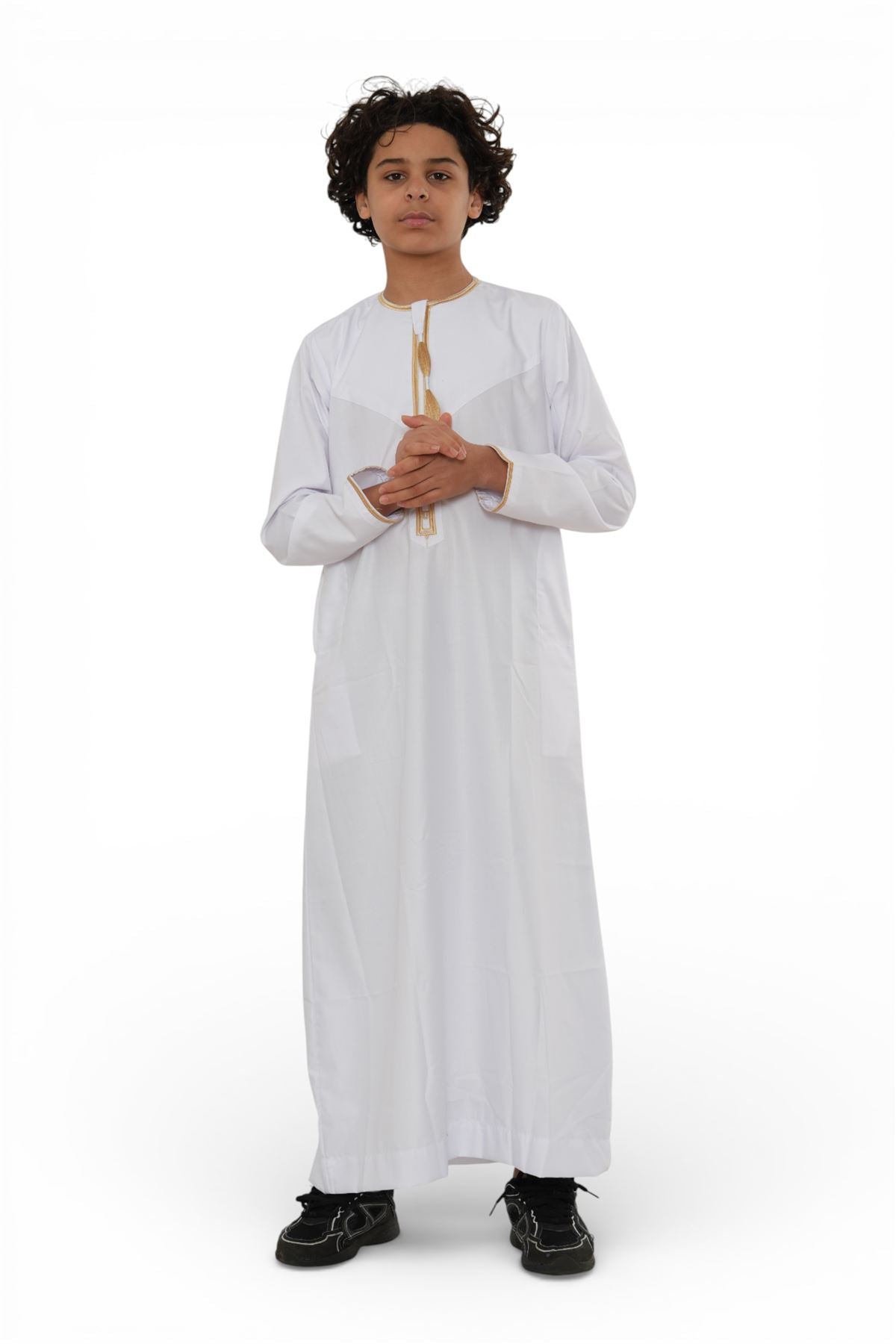 Kids Boys Ramadan Moroccan Thobe Robe Emirati Eid Jubba- TT-003