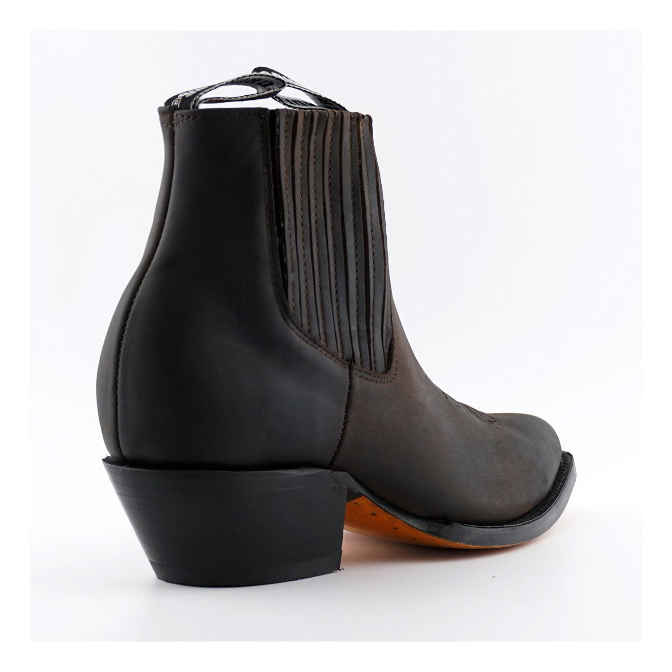 Grinders Unisex Brown Western Ankle Boots- Maverick