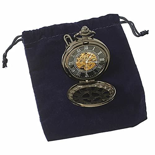 Automatic Pocket Watch Mechanical Peaky Blinders Vintage Double Hunter