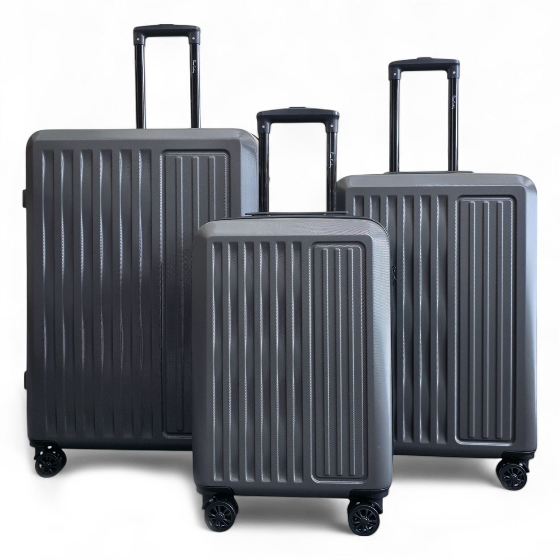 Croydon Set of 3 Hard Shell Suitcase in Grey