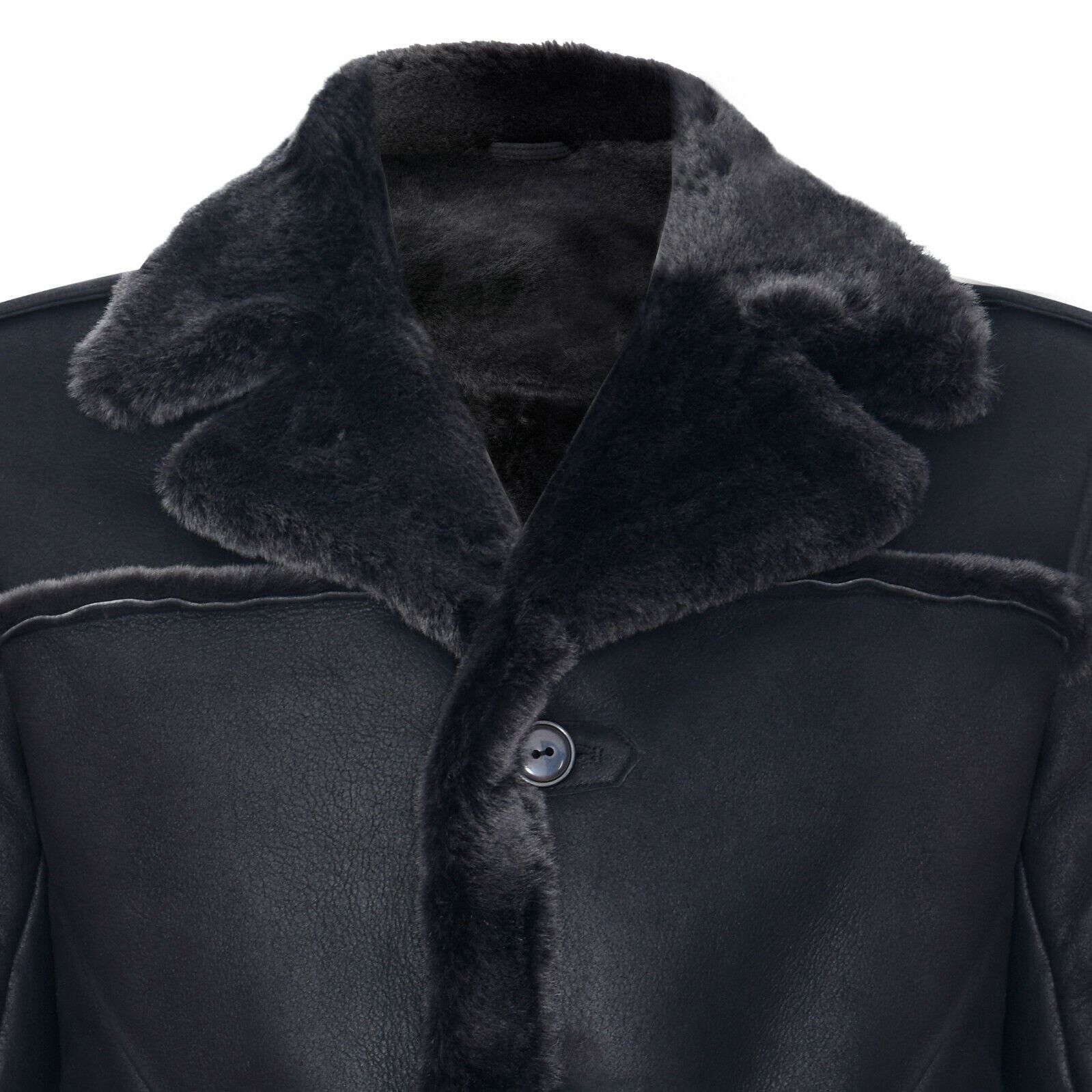 Mens Merino Sheepskin Suede Jacket-Kingsbridge