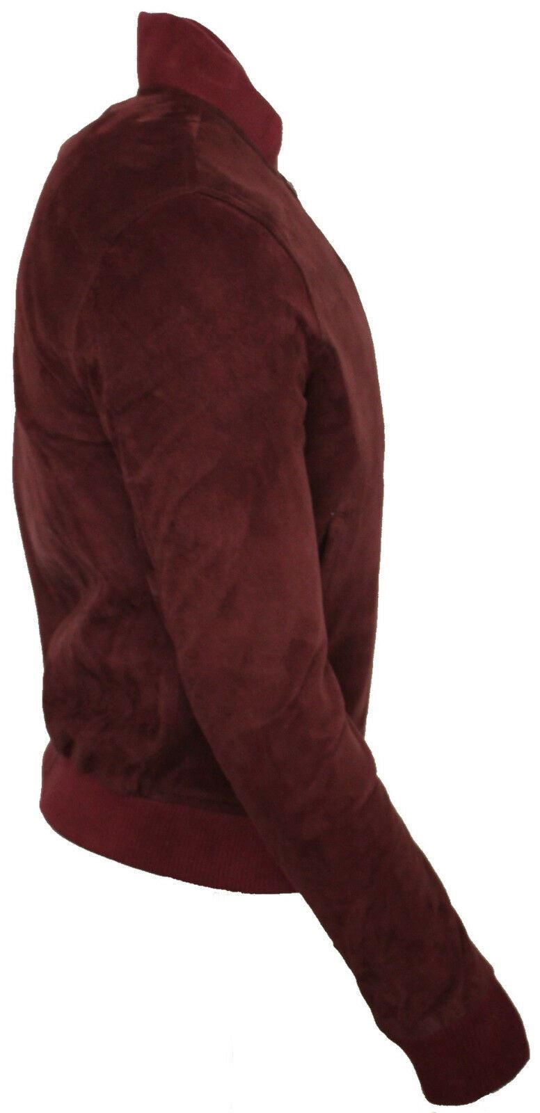 Mens Suede Varsity Leather Bomber Jacket-Castleford - Upperclass Fashions