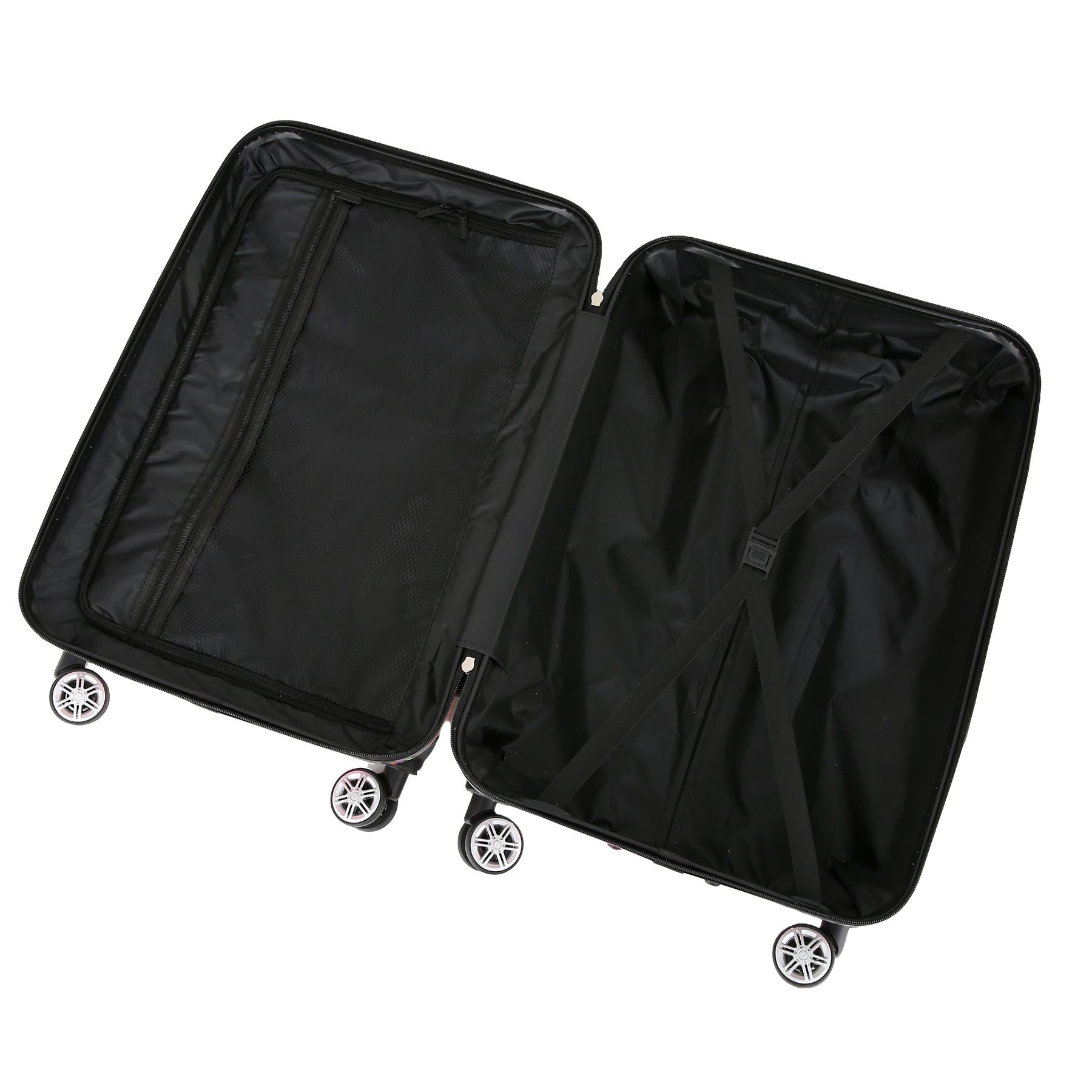 Hard Shell Printed Cabin Suitcase 35 x 23.5 x 56 cm Luggage Suitable for Easyjet, Ryanair, Wizzair