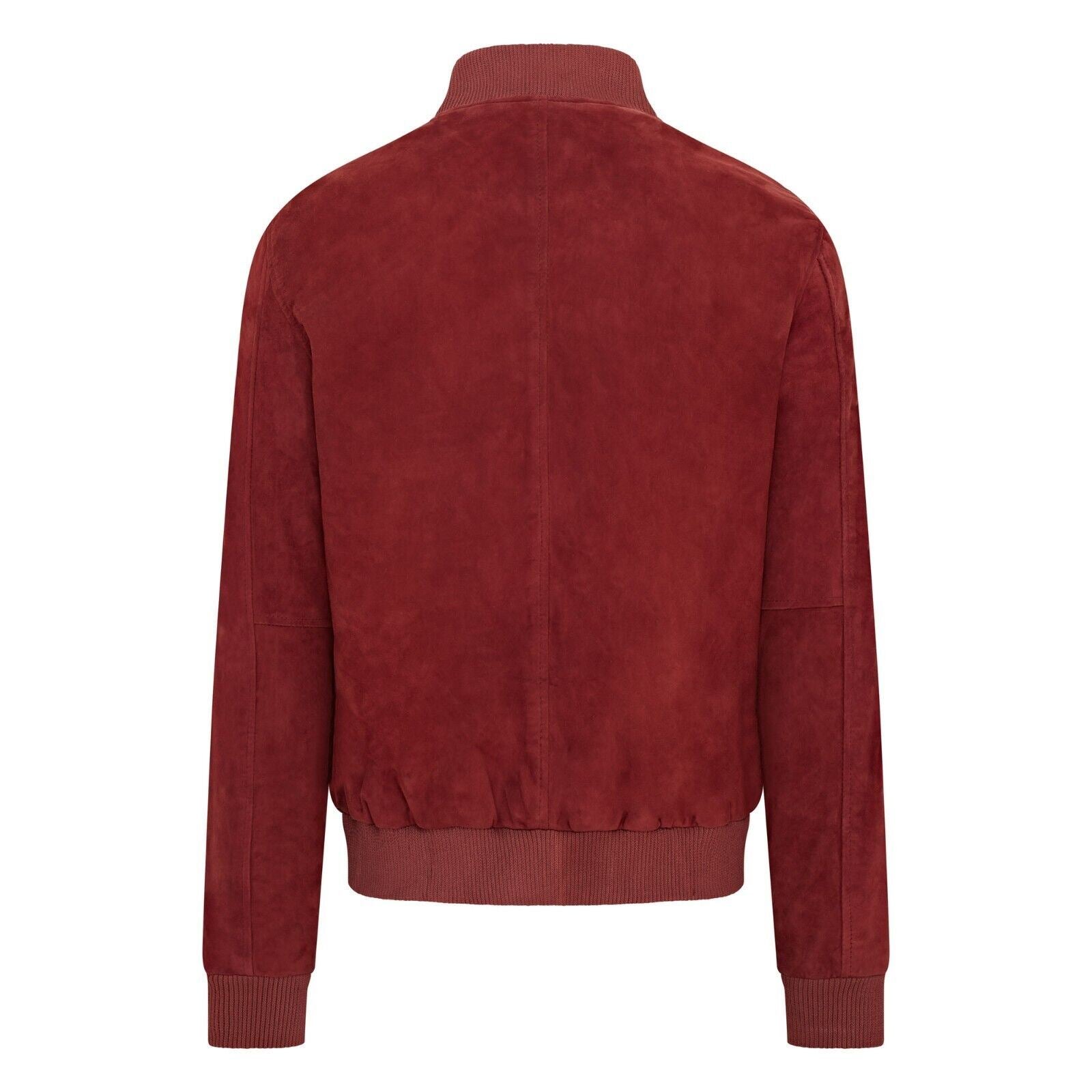 Mens Soft Goat Suede MA-1 Varsity Bomber Jacket - Uxbridge