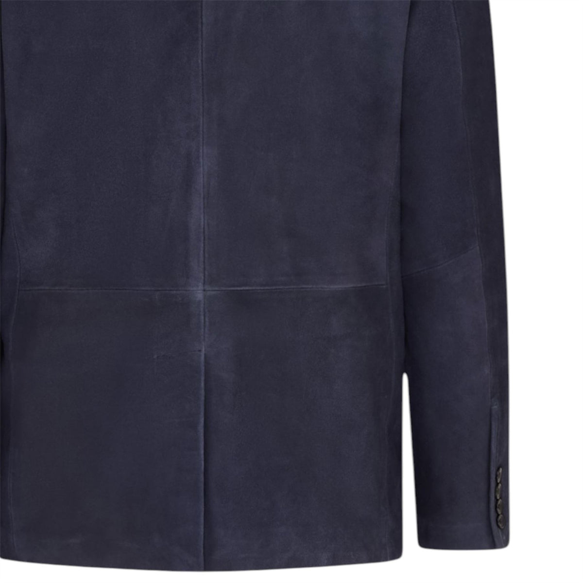 Mens Slim Goat Suede Italian Blazer Jacket-Somero